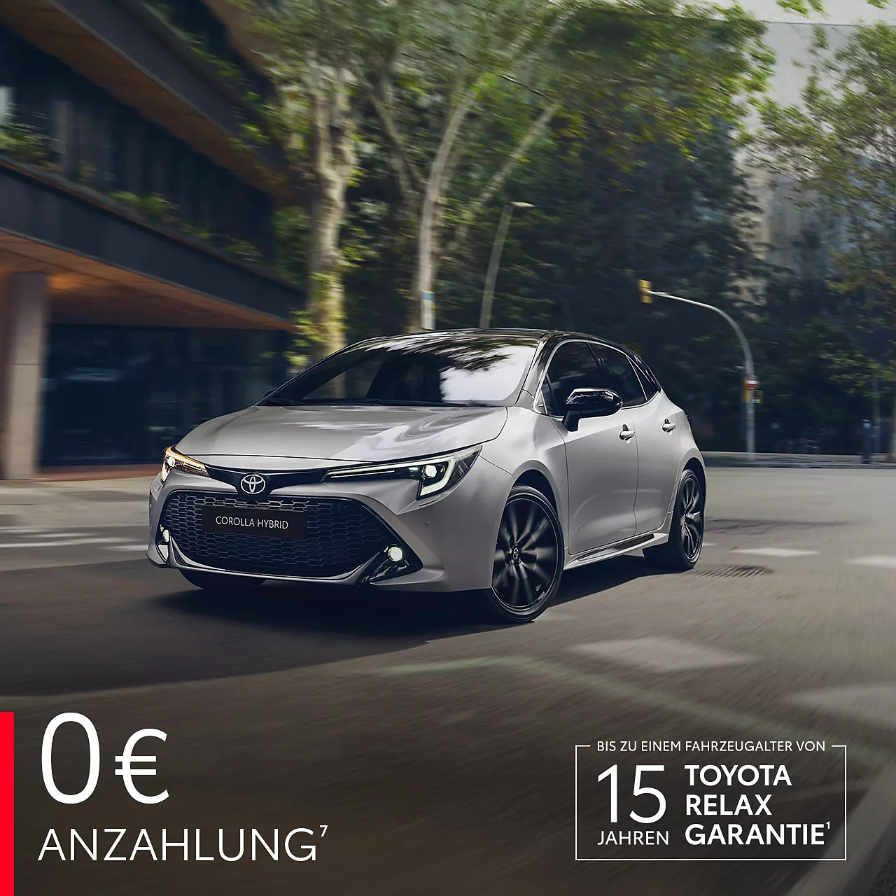 Toyota Corolla, Dreiviertel-Frontansicht